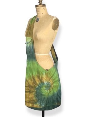Vintage Y2K Tie Dye Crossbody Cotton Tote Cotton Canvas Cargo Bag Indie Boho